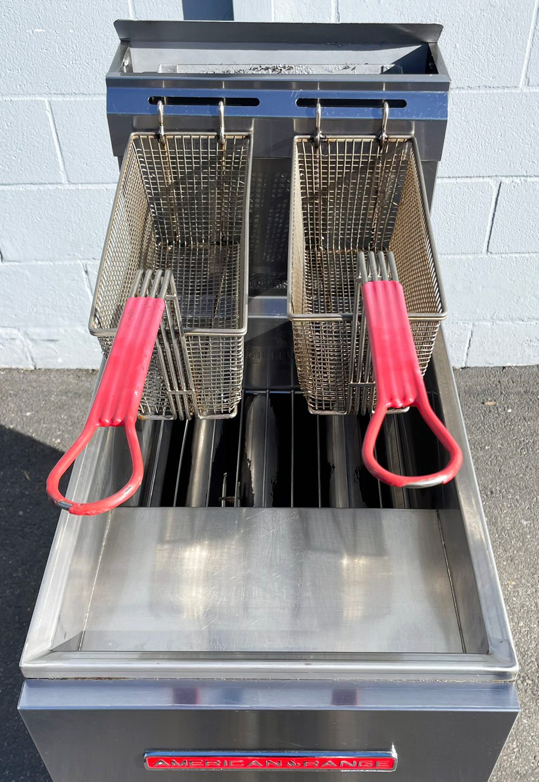 American Range (AF-50HE) 50lb. 200-400℉ Commercial Restaurant NAT Gas Fryer