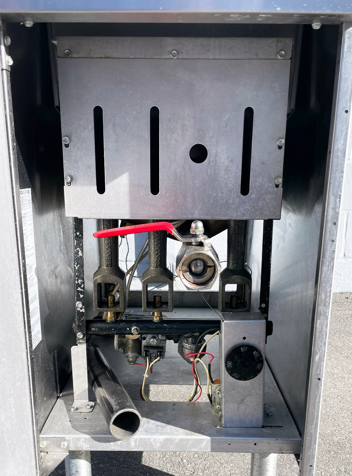 American Range (AF-50HE) 50lb. 200-400℉ Commercial Restaurant NAT Gas Fryer