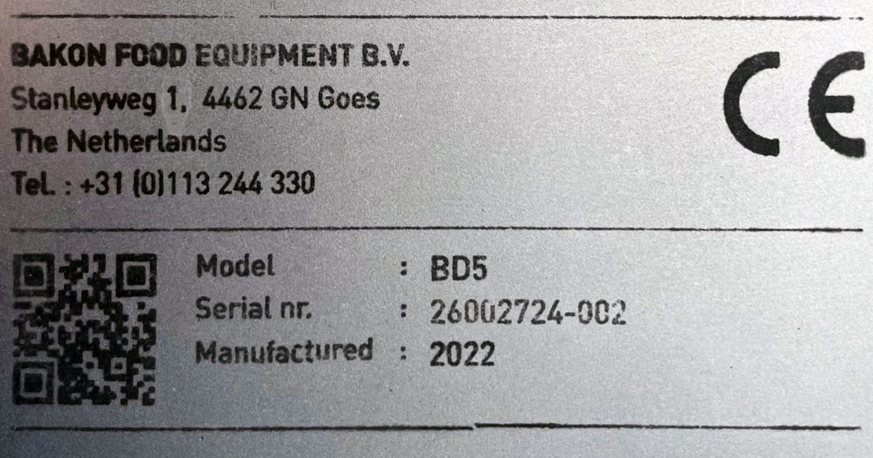 Bakon (BD5) High-Performance Muffin Cupcake Bakery Air-Powered Handgun Depositor