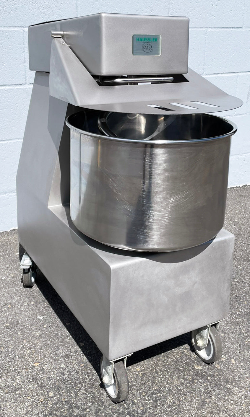 Haussler (SP20) 25 Quart Single Speed Commercial Bakery Dough Food Spiral Mixer