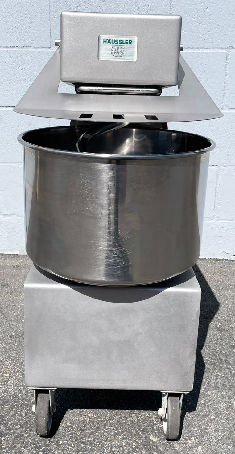 Haussler (SP20) 25 Quart Single Speed Commercial Bakery Dough Food Spiral Mixer
