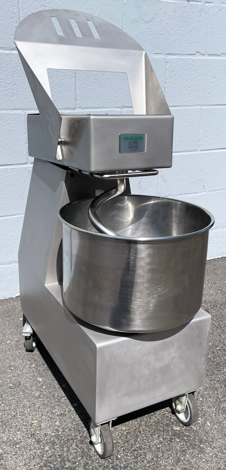 Haussler (SP20) 25 Quart Single Speed Commercial Bakery Dough Food Spiral Mixer