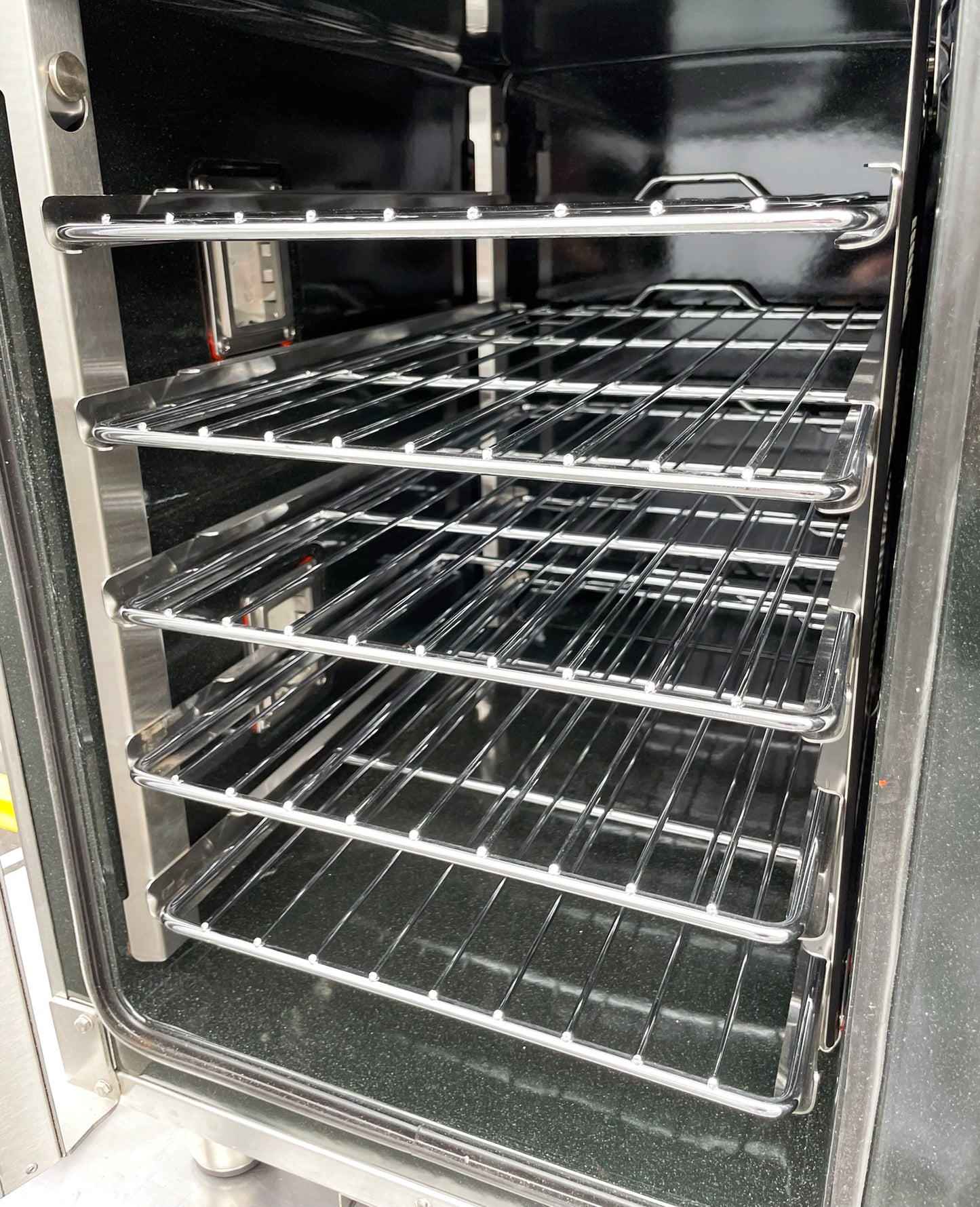 Moffat (E33T5) Single Deck Half-Size Touchscreen Electric Convection Baking Oven With Halton (VH32) Ventless Condensing Cooking Hood