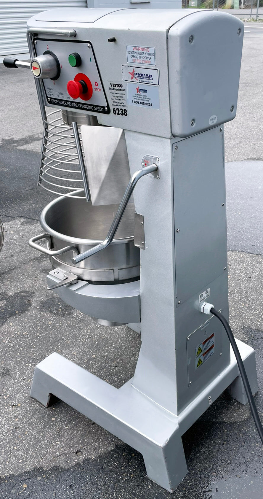 Uniworld (UPM-30E) 30QT 3 Speed Commercial Bakery Restaurant Dough Food Mixer