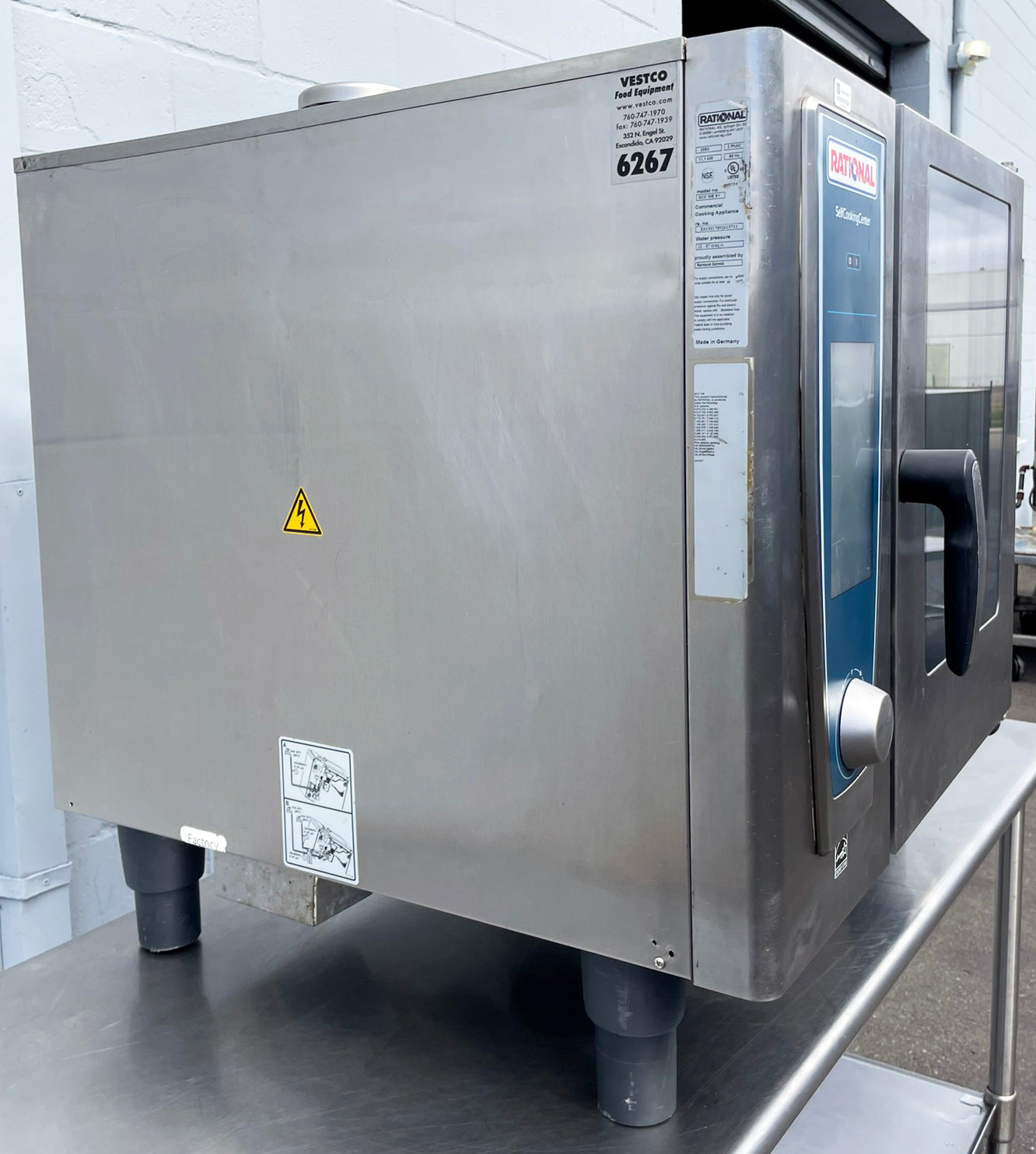Rational (SCC 61) Half-Size Touchscreen Electric Bakery Restaurant Combi Oven