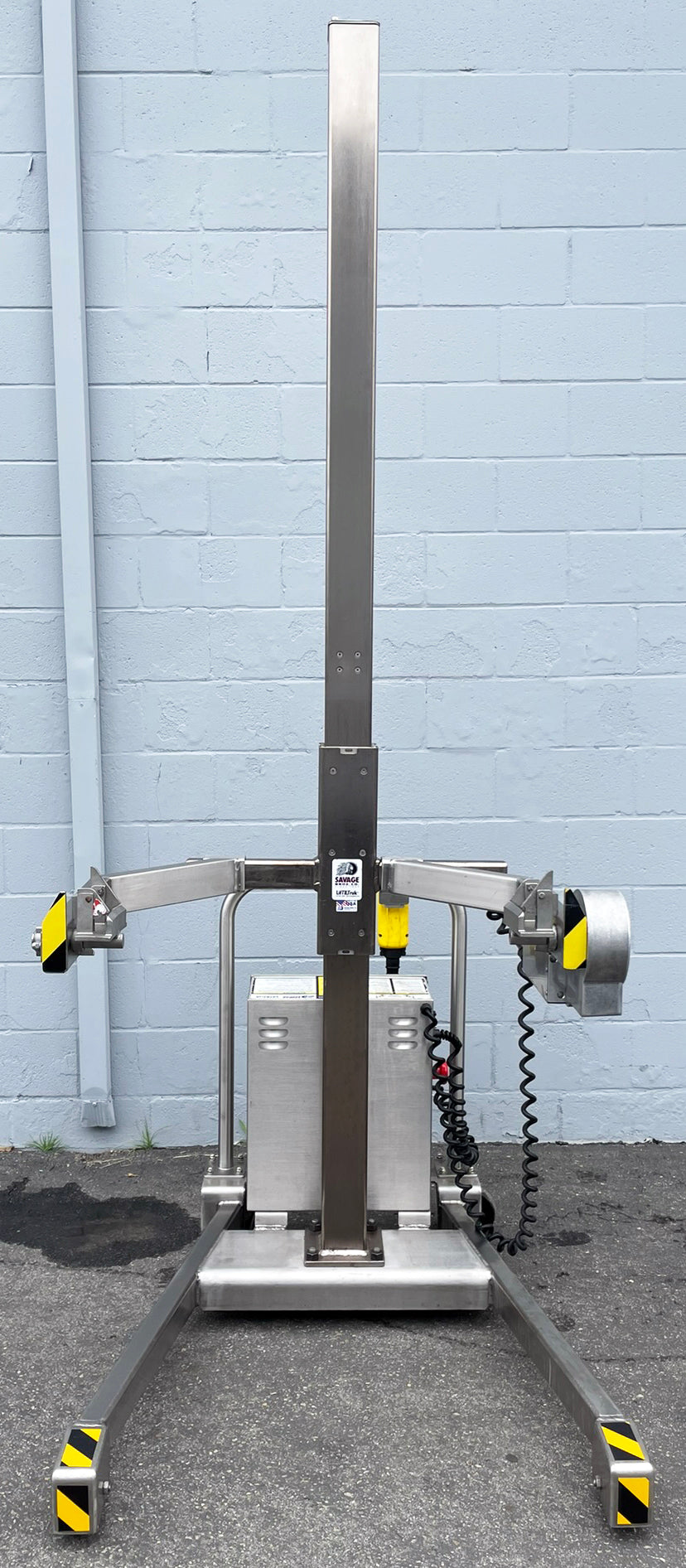 Savage Bros. (0712SS) Stainless Steel Mobile Hydraulic Bakery Kettle & Bowl Lift