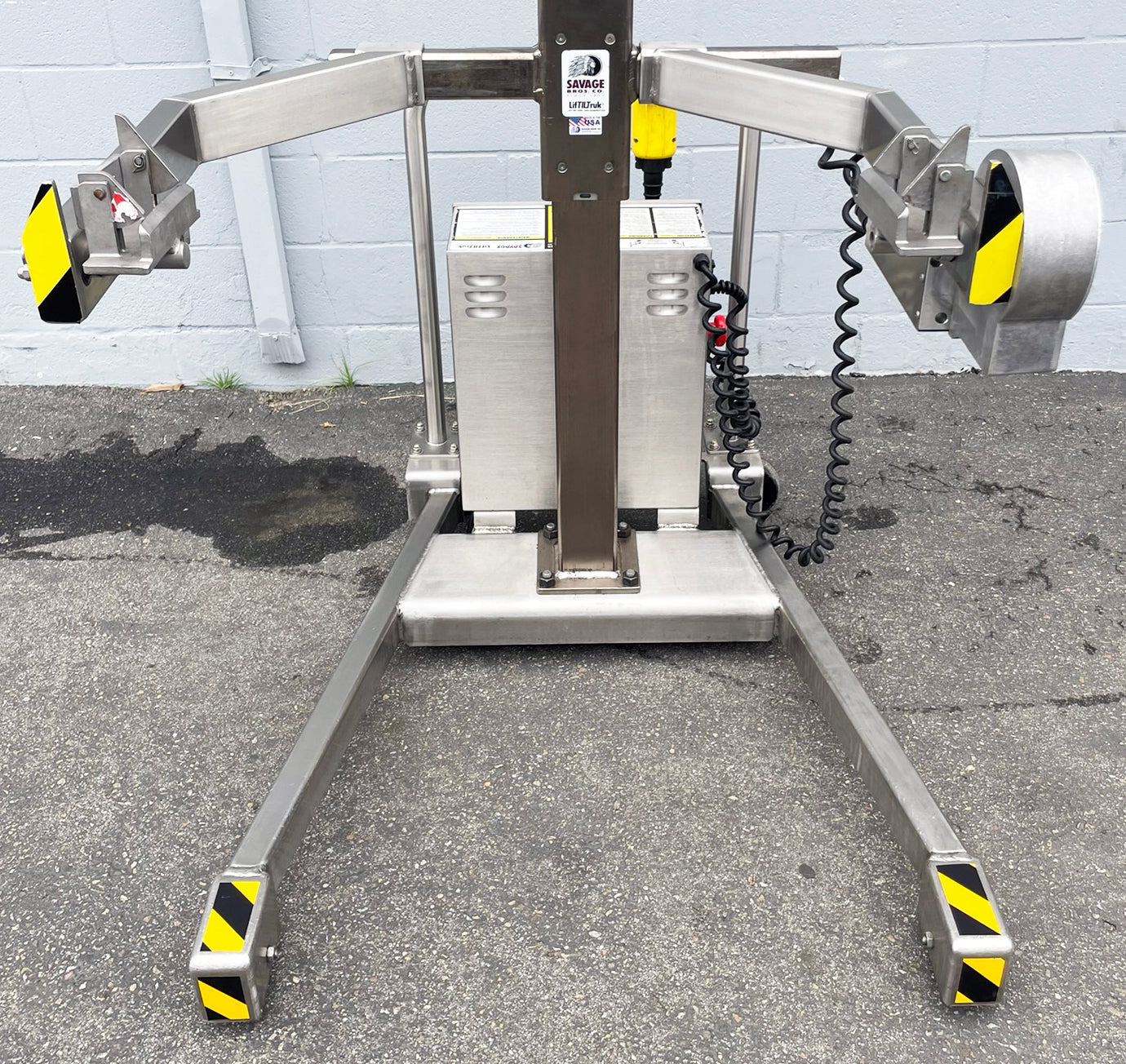 Savage Bros. (0712SS) Stainless Steel Mobile Hydraulic Bakery Kettle & Bowl Lift