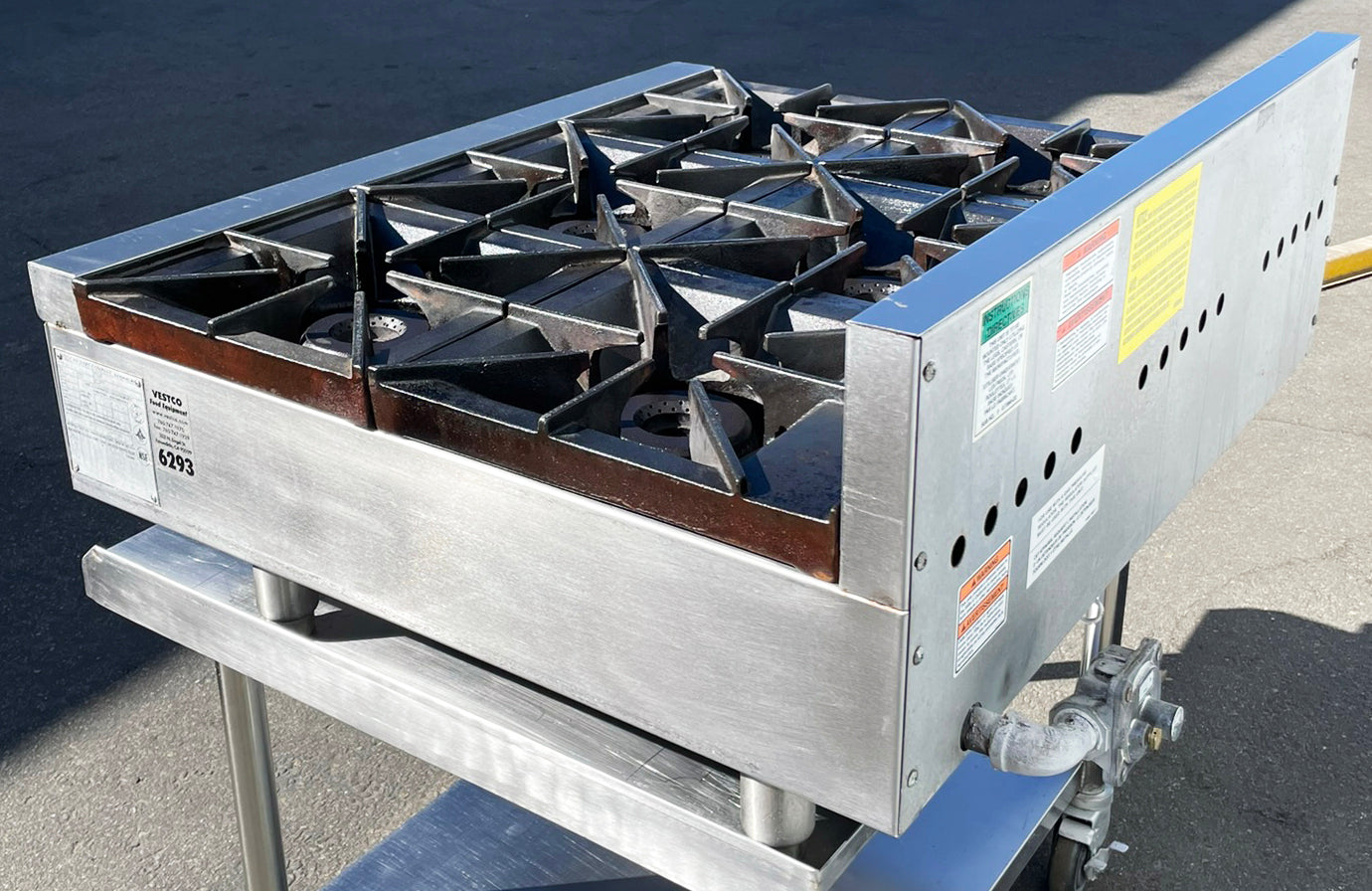 Vulcan (VHP636) 36″ Countertop 6-Burner Commercial Gas Restaurant Range