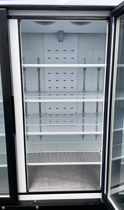 Blue Air (BKGF72-HC) 82″W 3-Door Reach-In Commercial Glass Merchandiser Freezer