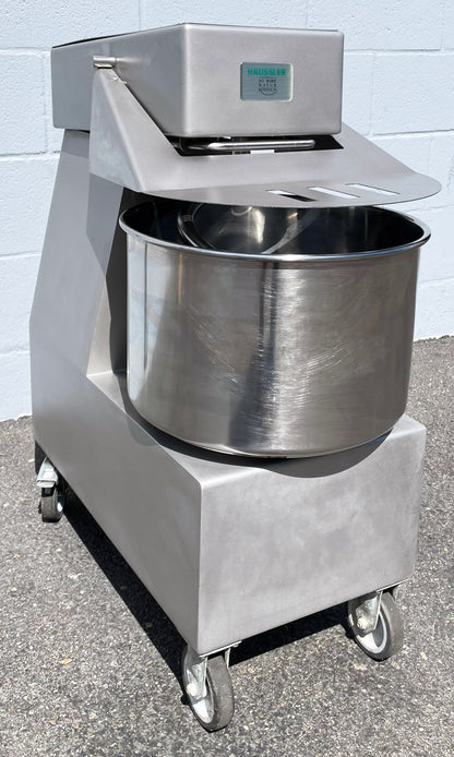 Haussler (SP20) 25 Quart Single Speed Commercial Bakery Dough Food Spiral Mixer