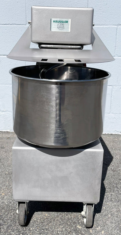 Haussler (SP20) 25 Quart Single Speed Commercial Bakery Dough Food Spiral Mixer