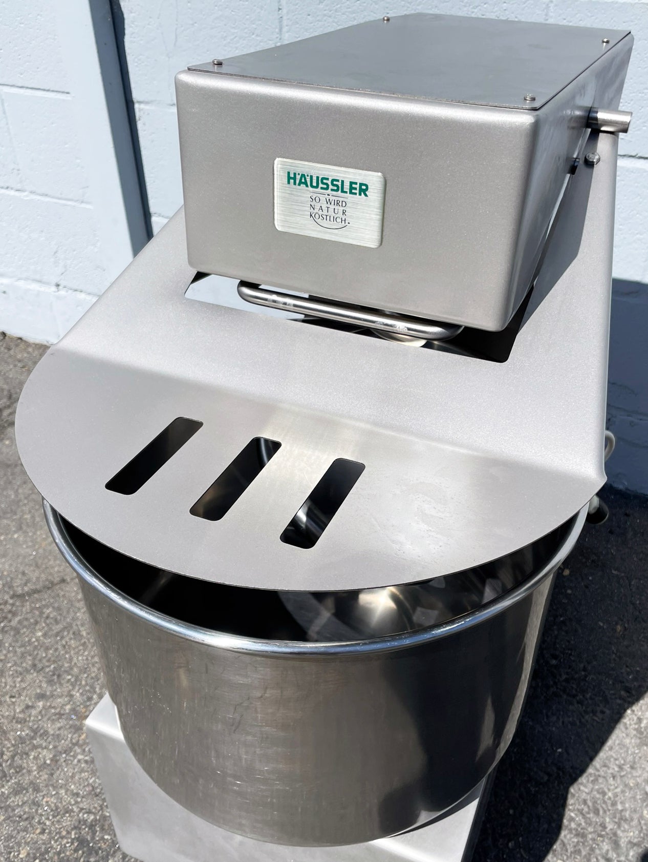 Haussler (SP20) 25 Quart Single Speed Commercial Bakery Dough Food Spiral Mixer