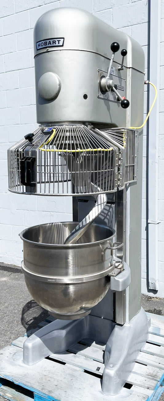 Hobart (M802) 80 Quart 4 Speed Tall Column Commercial Bakery Dough Food Mixer