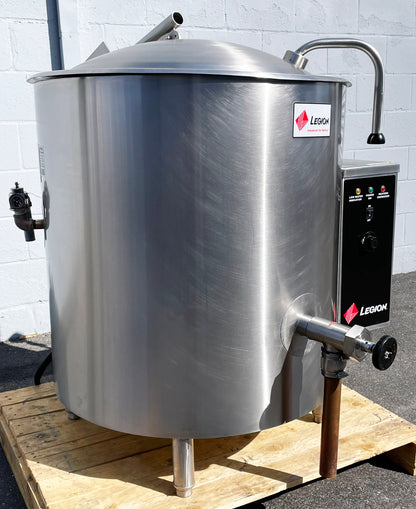 Legion (LEC-40) 40 GAL Industrial 150℉-260℉ Stationary Insulated Electric Kettle