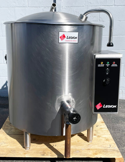 Legion (LEC-40) 40 GAL Industrial 150℉-260℉ Stationary Insulated Electric Kettle