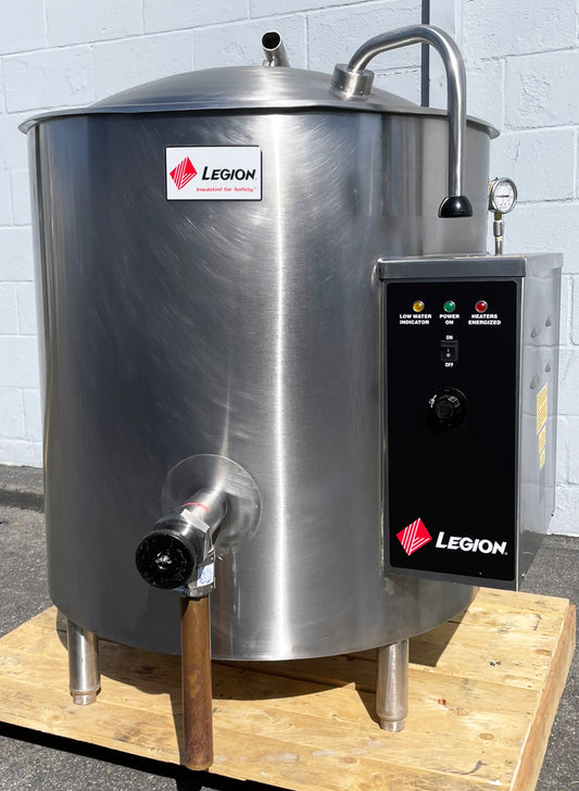 Legion (LEC-40) 40 GAL Industrial 150℉-260℉ Stationary Insulated Electric Kettle