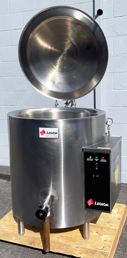Legion (LEC-40) 40 GAL Industrial 150℉-260℉ Stationary Insulated Electric Kettle