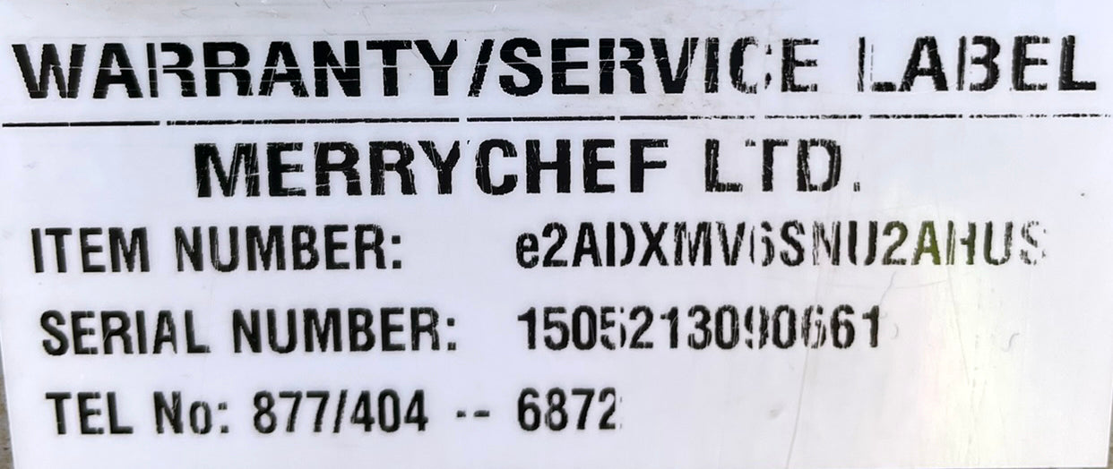 Merrychef (E2) High Speed Countertop Commercial Rapid Cook Convection Baking Oven