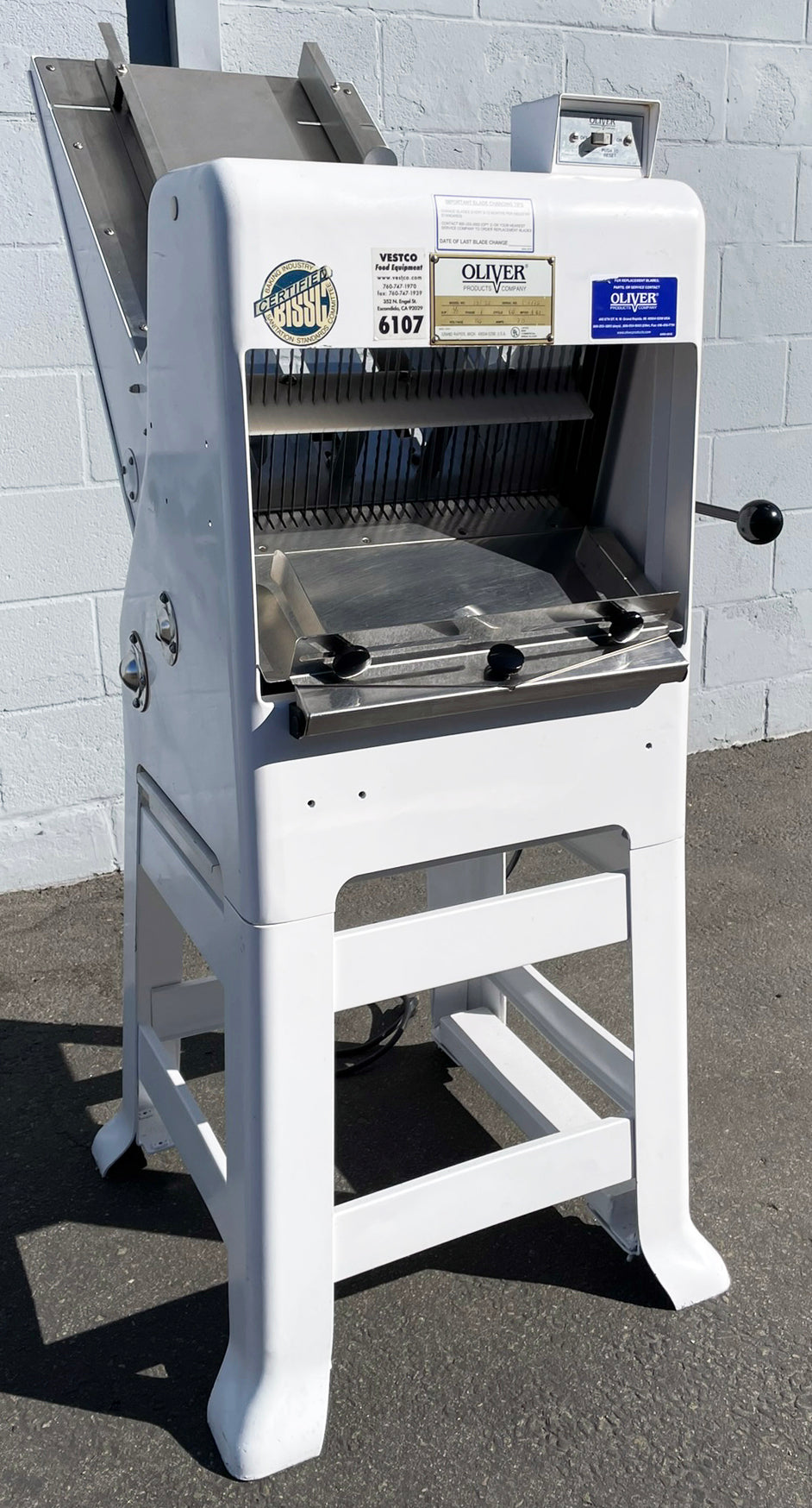 Oliver (797-32) 1/2″ Gravity Feed Commercial Bakery Bread Food Slicer