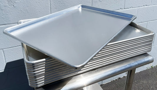 Lot Of 12 NEW Vollrath (5315) 12 Gauge Full-Size Bakery Cooking Bun Sheet Pans